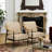 26" Wide Mid-Century Modern Accent Chair Comfy Reading Armchair for Living Room & Bedroom & Office-1990658362