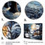 «Christmas Winter Cottage Scenery I - Winter Landscape», art mural 5 pièces-647495638