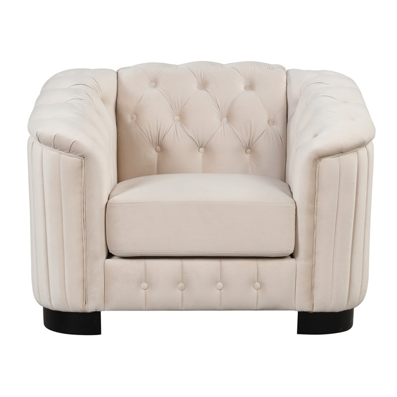 41,5 po. Fauteuil d'appoint 41,5 po., Beige