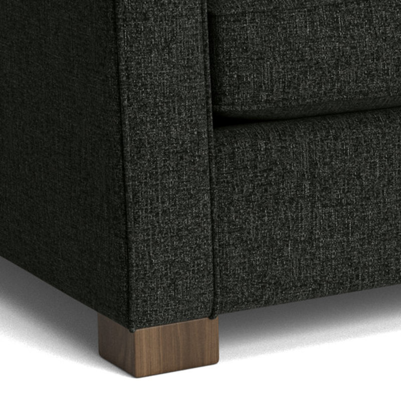 Aceyon Upholstered 102'' Sofa, Walnut, Giovanna Pewter