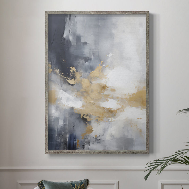 Reproduction encadrée FLORAL Series CECLVII - bois massif, H 30 po x l 24 po