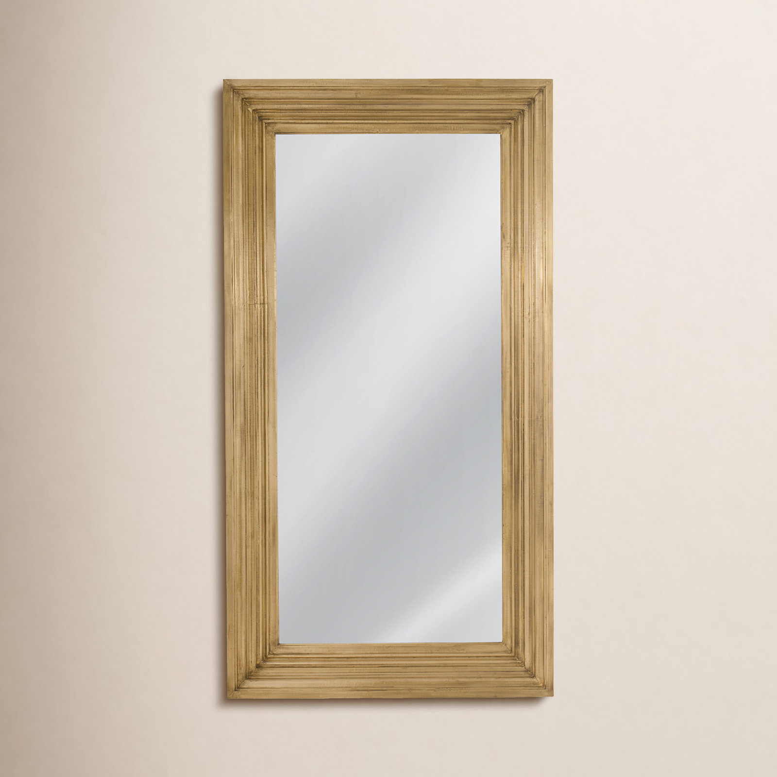 Corey Wood Flat Floor Mirror