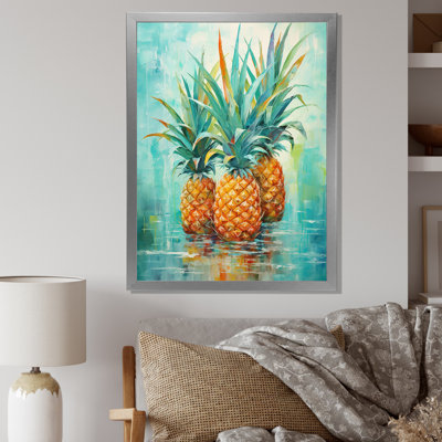 Oasis exotique sur toile