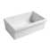 Whitehaus 30” Reversible Single Bowl Fireclay Kitchen Sink: Lip+Fluted, Lip Front Apron