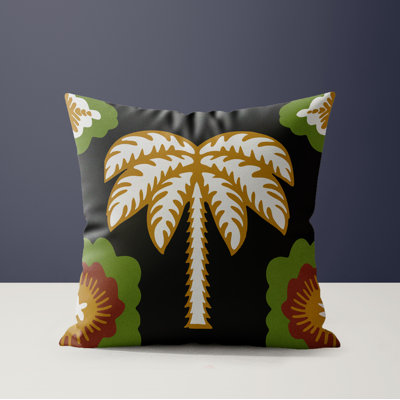 Fisal Microsuede Square Throw Pillow
