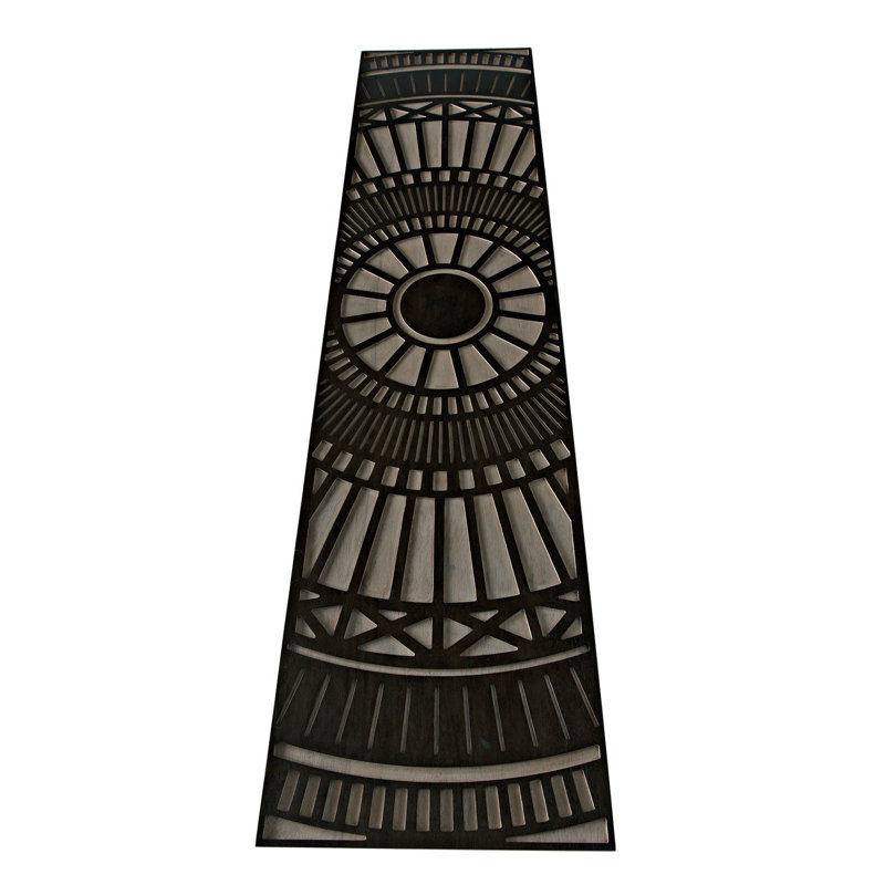 Tutankhamun 81'' W Glass Console Table