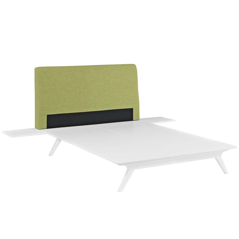 Base de lit plateforme Tracy, Vert, Grand, Manufactured Wood
