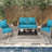 Wynee Outdoor Deep Seat Cushion Set Outdoor Patio Chair Cushions-1027593335-1027593338-1027593340