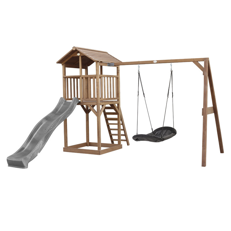 AXI Swing Set with 1 Swing(s) , 1 Slide(s), Grey