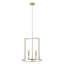 Luminaire suspendu 4 lumières Keldric en nickel brossé-1283529664