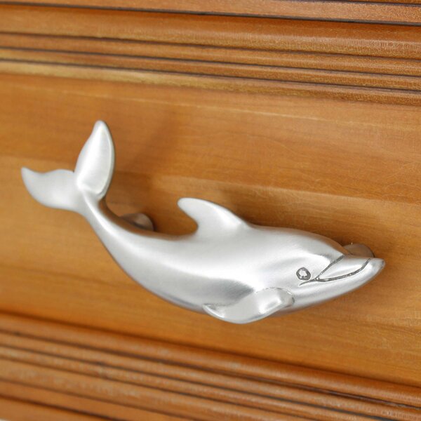 Sea Life Cabinet Knobs 3 Center to Center Dolphin Right Facing Pull &  Reviews
