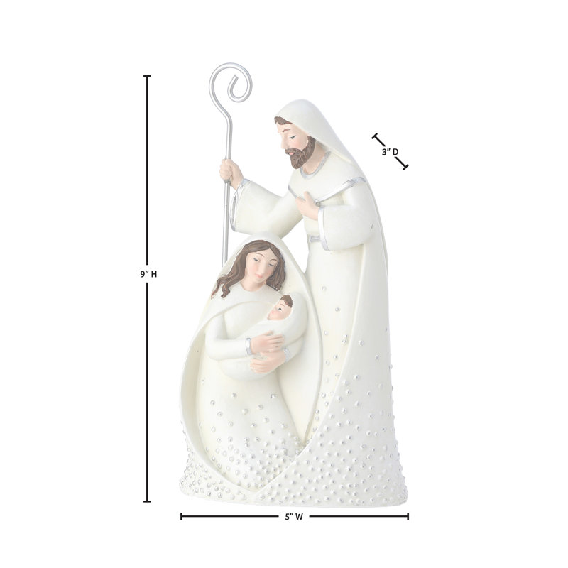 Sainte famille 9 po avec personnel