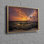 Coucher de soleil au-dessus de Jérusalem, art mural sur toile de coton pour améliorer l'intérieur de la maison