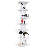 Modern RGB Wall-Mounted 7-Tier Floating Shelf-2006843305