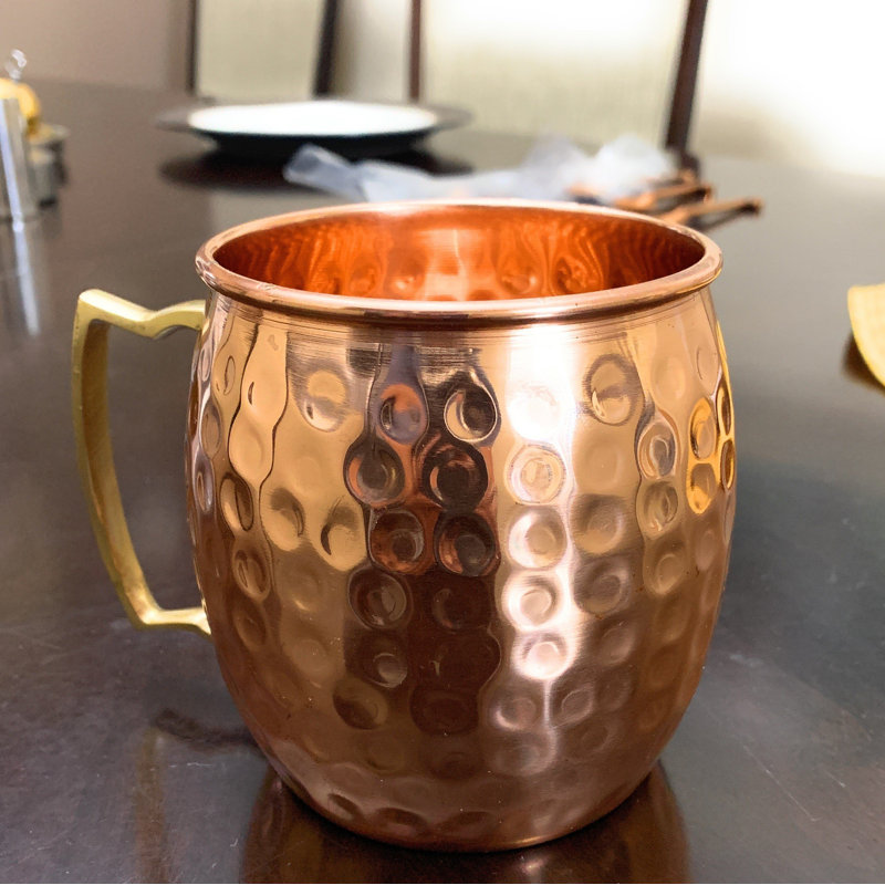 Grande tasse en cuivre mule 16 oz. Styron