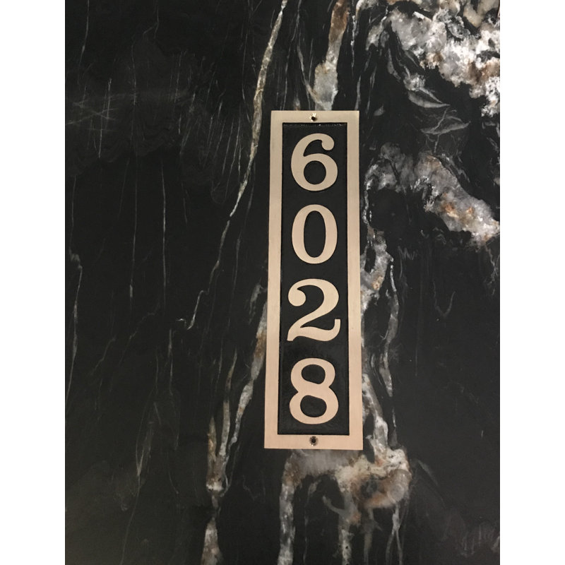 Rectangle Reflective Wall Plaque, Yes, Black