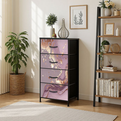 Commode de rangement verticale 4 tiroirs