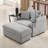 41.7" Modern Style Single Sofa Sofa Couch With Storage Space