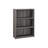 Grey Laminate, 4 Tier, Bookshelf, Bookcase, 36"H, Transitional, Office, Bedroom, Space Saving, 2 Adjustable Shelves, 1 Fixed Shelf, Assembly Needed 36"H Tier Bookcase Bookshelf Laminate Transitional