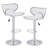 Knapp Otsellic Counter Height Bar Stools Set Of 2 Barstools Swivel Stool Height Adjustable Bar Chairs With Back PU Leather Swivel Bar Stool Kitchen Counter Stools Dining Chairs-1167911028