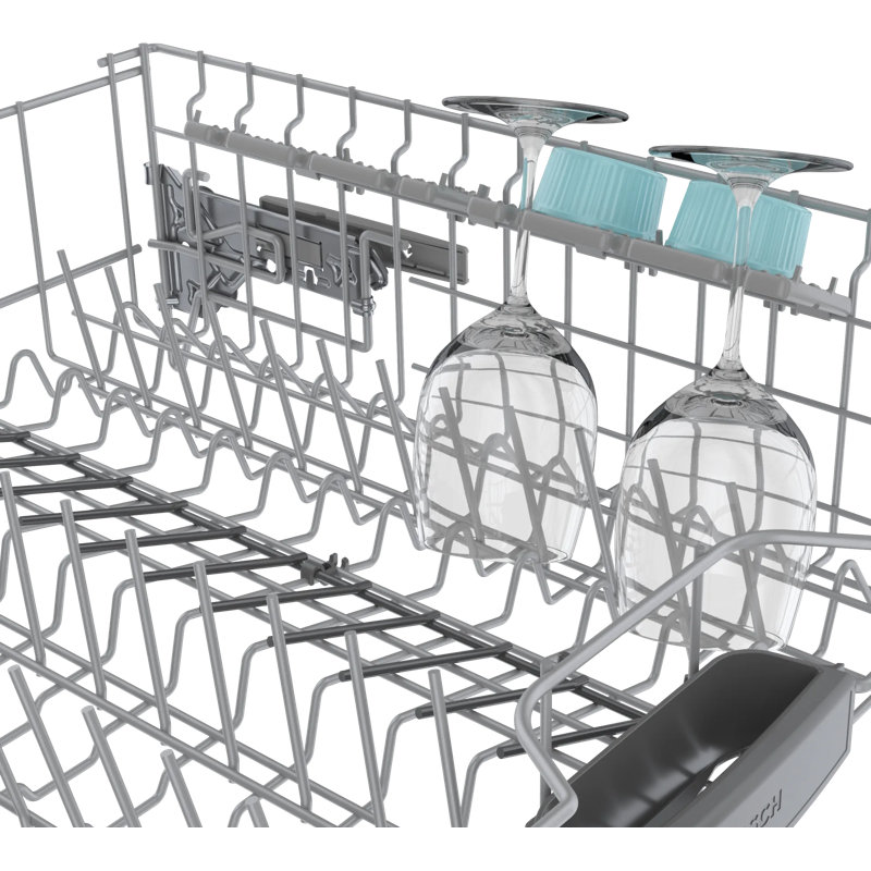300 Series 24" Stainless Steel Front Control Built-In Dishwasher with 3Rd Rack, Stainless Steel