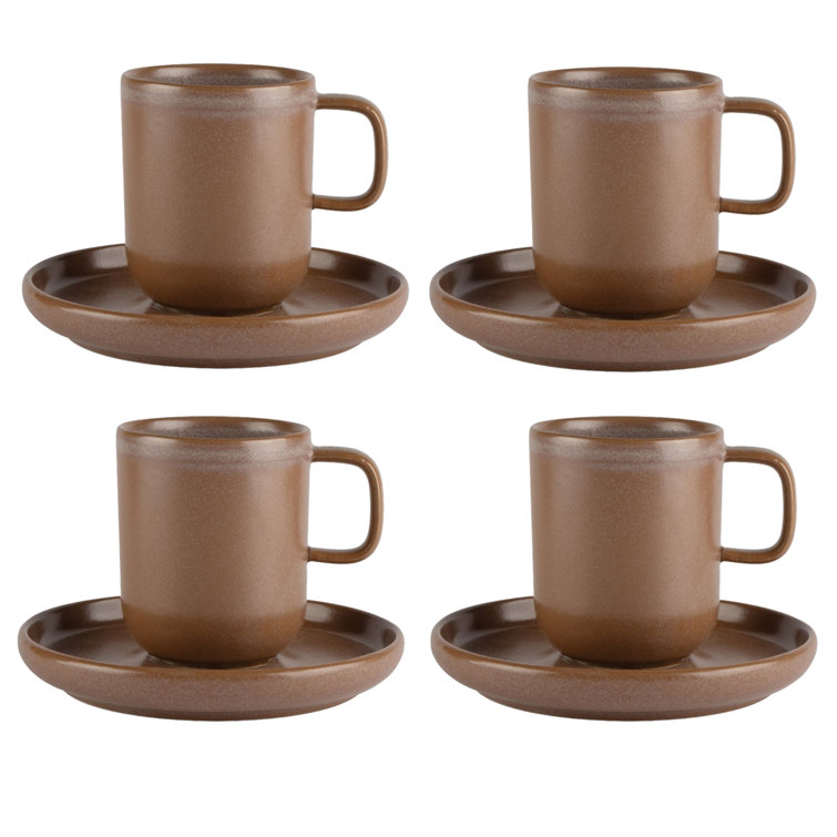 Mesa Ceramics Uno Leather Stoneware Mug | Wayfair