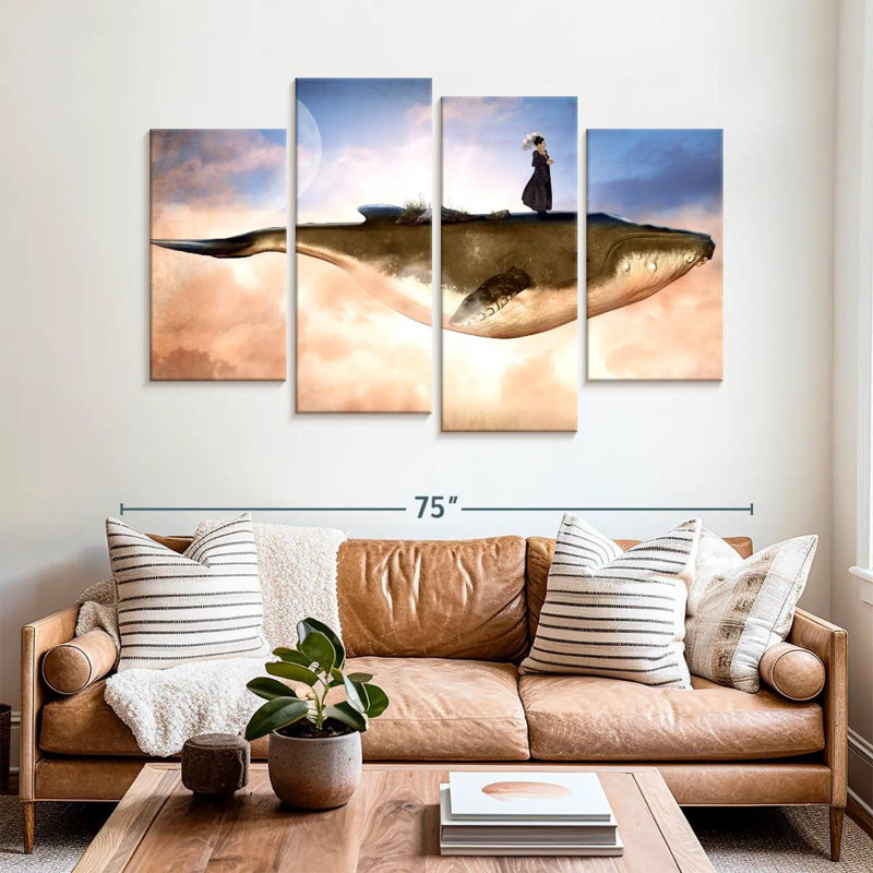 Kelan Humpback Whale Daydream, 42" H x 68" W