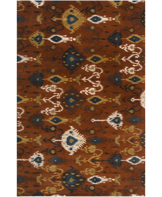 Diavione Wool Ikat Indoor Rug, Rectangle 9' x 13'