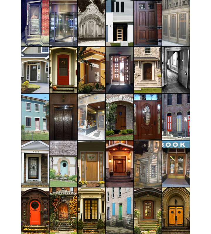Portes de Cincinnati, H 18 po x l 13 po