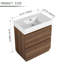 Armoire de salle de bain 30 po avec plateau de meuble-lavabo autoportant 30 po-1239840733