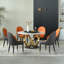 Icaro Round Marble Dining Table-50943636