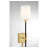 Hague 1 - Light Dimmable Black/Brass Wallchiere