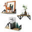 Raymon 3 Piece Metal Bracket Shelf