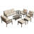 8-Piece Metal Patio Furniture Set-762556298
