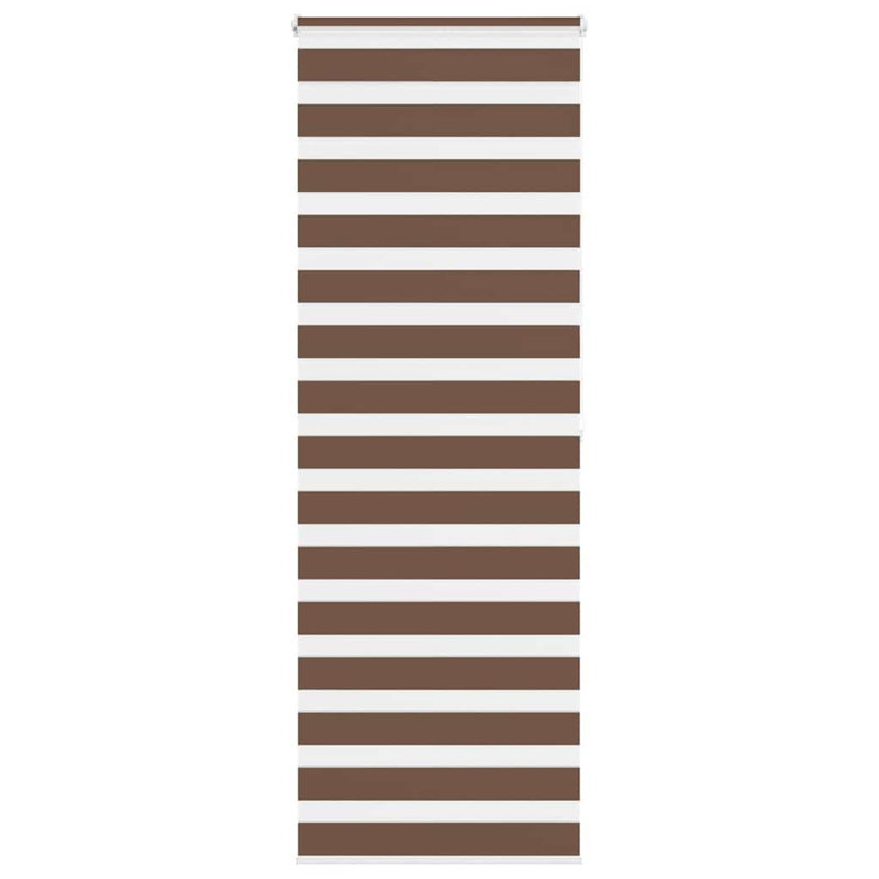 George Oliver Zebra Blind Polyester, Brown, 70cmW x 200cmL