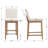 Alayha Upholstered 26'' Counter Stool with Solid Wood Frame-845734064