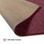Tapis de couleur canneberge de couleur unie pour animaux de compagnie Furnish My Place-436791994