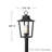 Sullivan 26" Single Light Outdoor Post Lantern with Etched Opal Glass-1773152469-1773399225