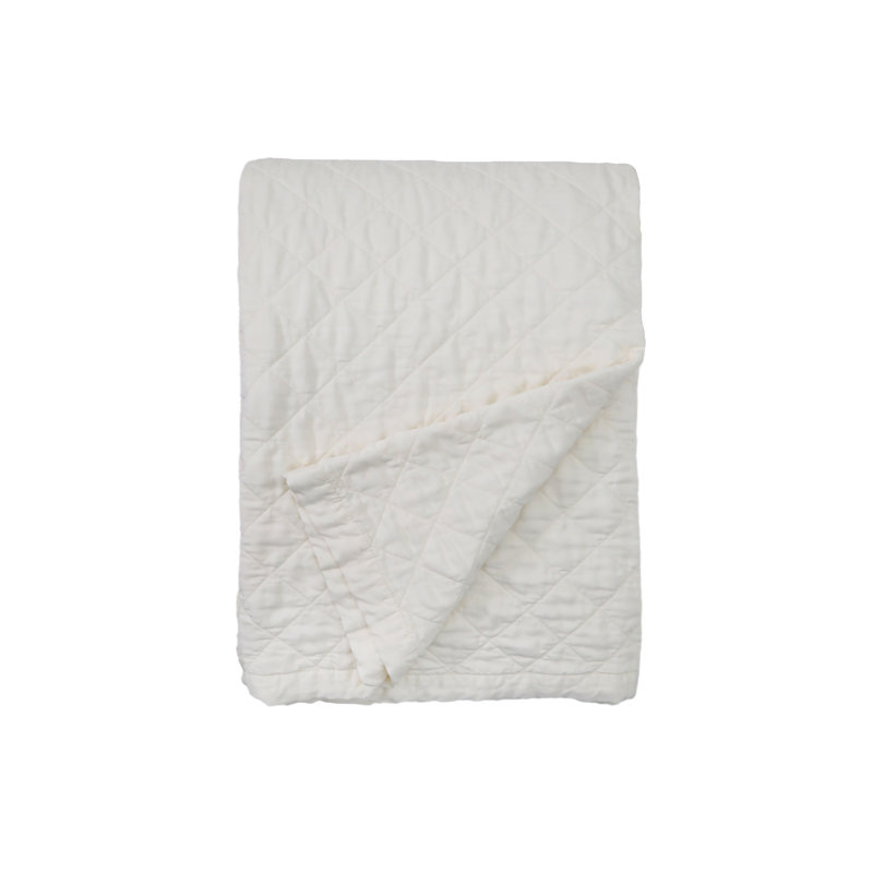 Monaco Coverlet, King Coverlet/Bedspread, Ivory