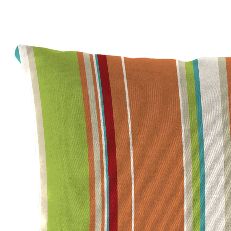 18" x 12" Outdoor Lumbar Throw Pillow, Covert Breeze