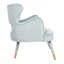 Velveteen Velvet Wingback Chair-281974217