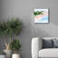  «Sandy Bay» par Meredith Howse, art mural sur toile, 18 po x 18 po