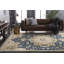 Tapis beige / bleu marine en laine touffeté à la main BuckHill-1781495520
