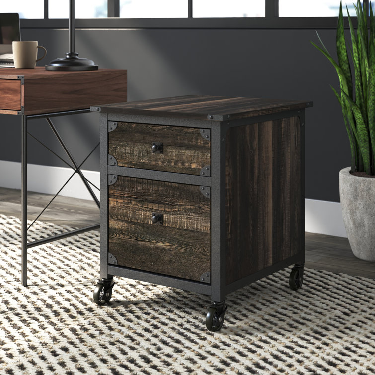 Rushton 20.87'' Wide 2 -Drawer Mobile File Cabinet