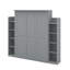 Grand lit escamotable avec tablettes et DEL-443415351