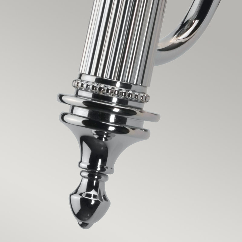 Carroll 1 Light Bath Sconce, Polished Chrome