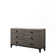 Commode en faux marbre et dessus en chêne gris rustique Avantika