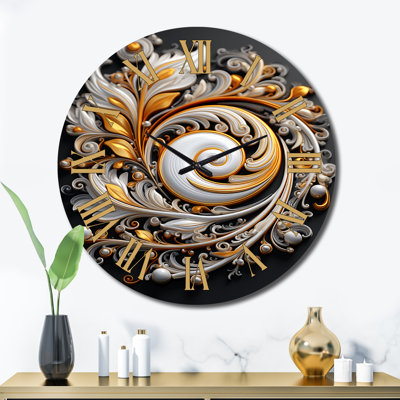Horloge murale Eflorescence