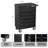 7 Drawer Rolling Tool Cabinet, Large Capacity Metal Tool Box, With Wheels And Key Lock, Rolling Storage Tool Car Suitable For Garage, Warehouse, Work Shop-2043955003