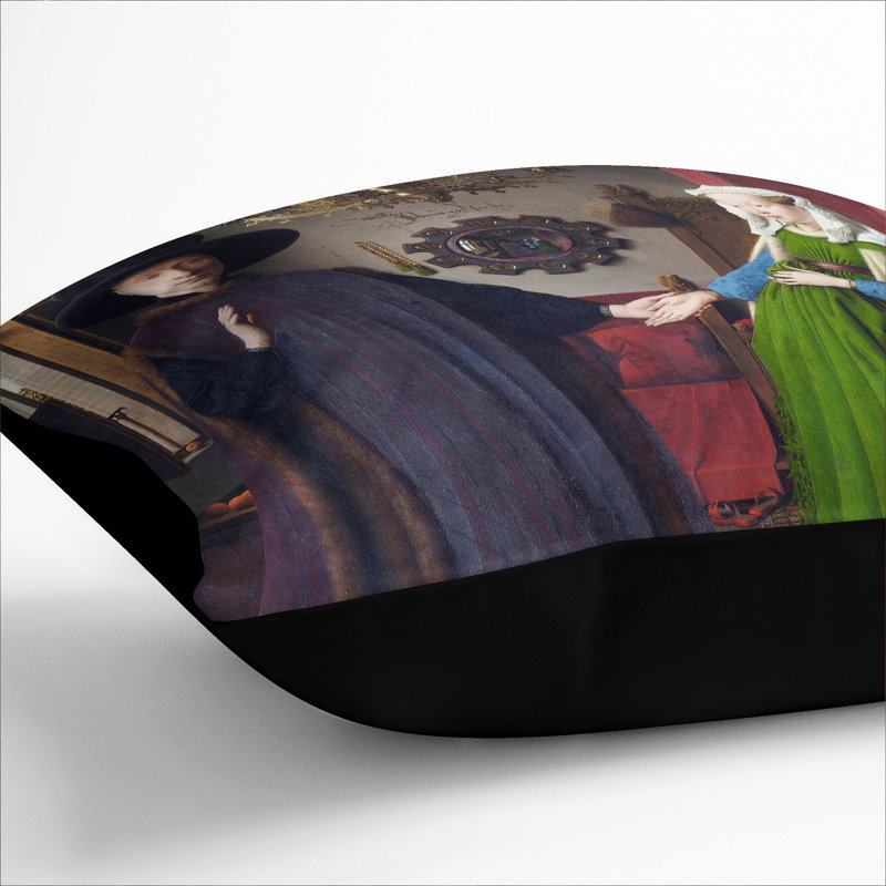 Square Cushion, 55cm H x 55cm W x 20cm D, Black